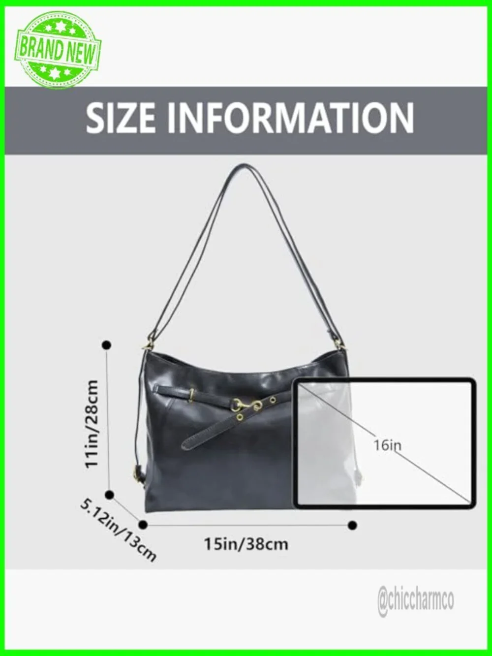 Large Vegan Leather Hobo Tote Convertible Backpack Work Travel Bag